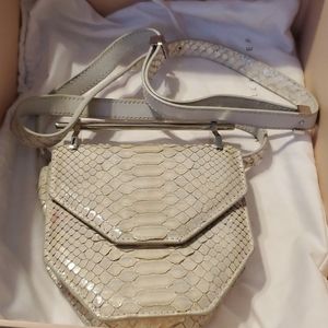 M2malletier amor fati python shoulder bag.    7